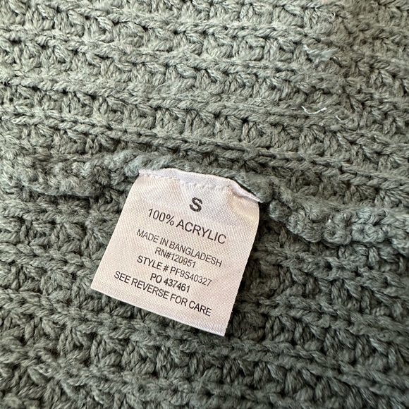 Pink Rose- Green Women's cardigan - Picture 5 of 8